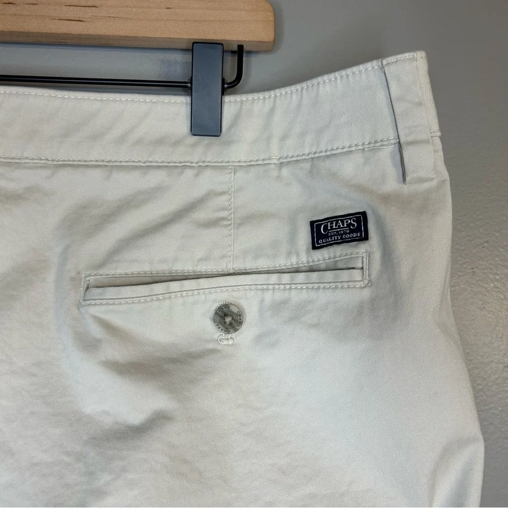 Chaps Men's Straight Fit Comfort Stretch Chinos with Flex Waistband, Size 40x30 - Picture 10 of 12